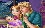 Juego Anna y Kristoff Alimentar Bebé