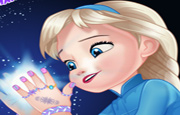 Baby Elsa Great Manicure