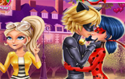 Juego Beso Ladybug y Chat Noir