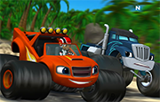 Juego Blaze Monster Machines Letras