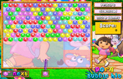 Juego Dora Bubble Hit