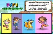 Juego Dora Colours Memory