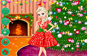 Juego Elsa Decorate Christmas Tree