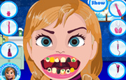 Juego Frozen Anna Dentista