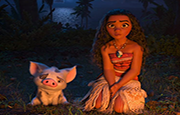 Juego Puzzle Amigos Moana y Pua