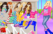 Juego Vestir Barbie Colegiala