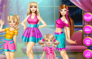 Juego Vestir Hermanas de Barbie